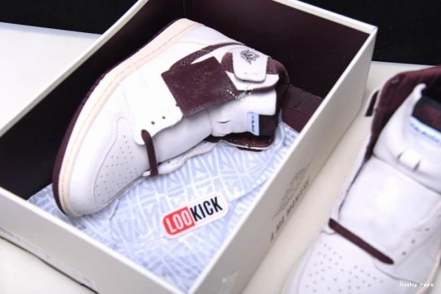 Cheap Husky Jordan x Ma Maniere High OG DO7097-100 A Air 1 0725